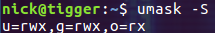 Linux umask