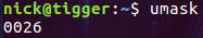 Linux umask