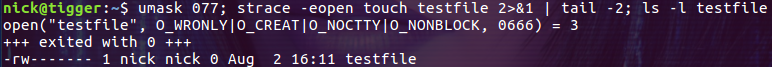 Linux umask