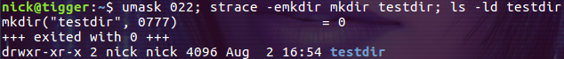 Linux umask