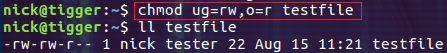 Linux ugo Ȩ